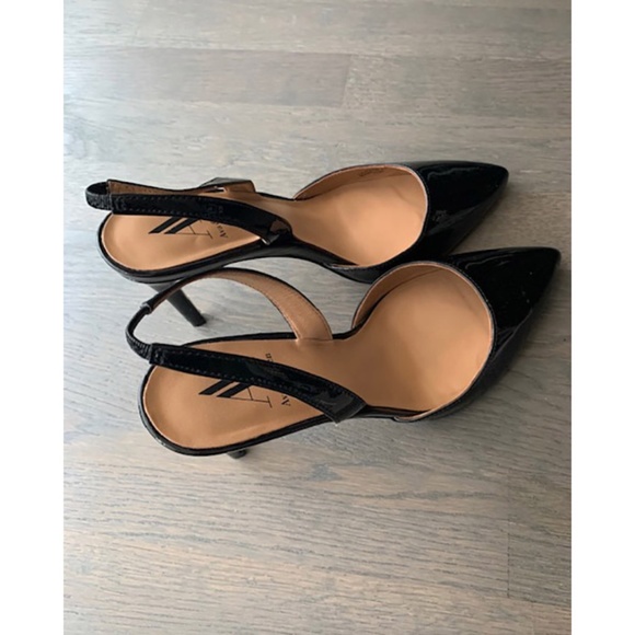 Ava & Aiden | Patent Leather Slingback Heels - Picture 5 of 11
